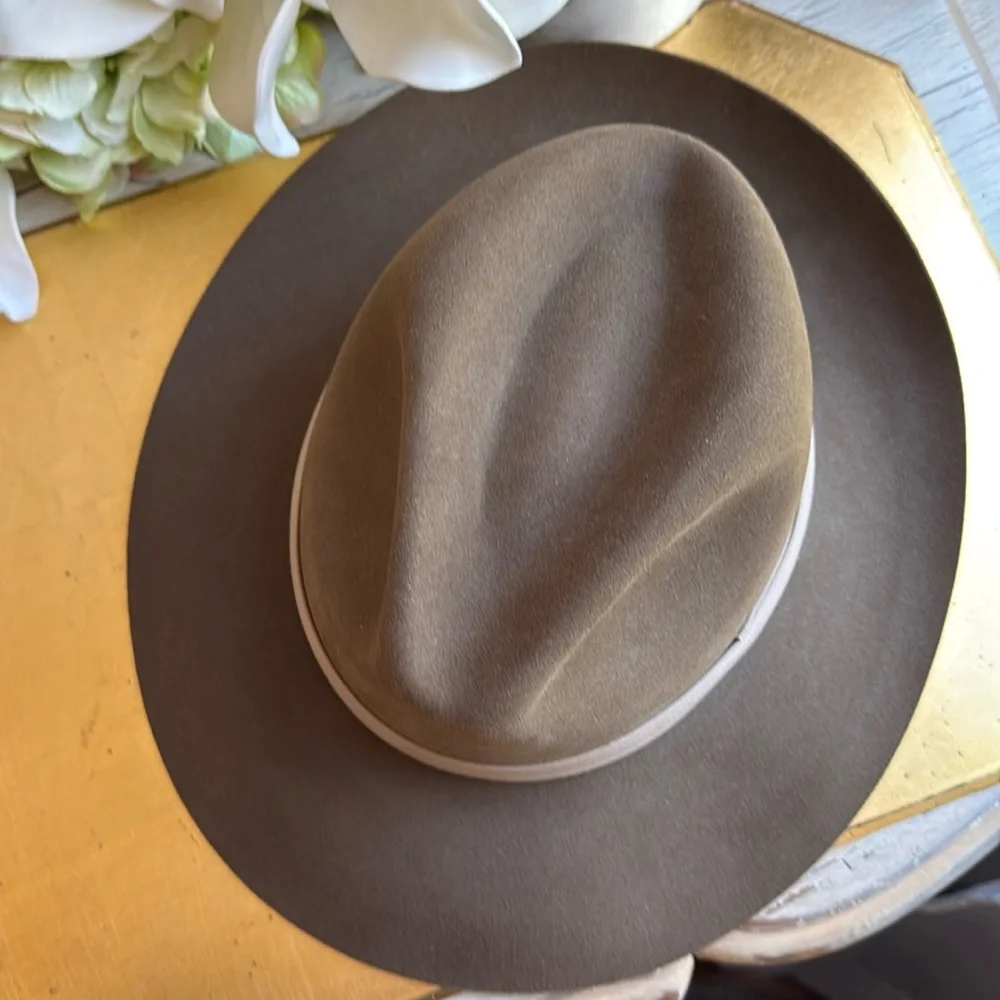 Vintage 1980’s Banana Republic Genuine Fur Felt Hat | Indiana Jones